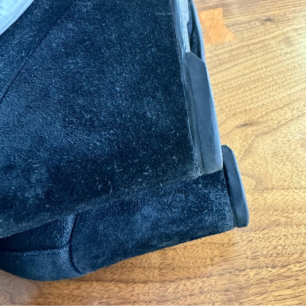 Dolce Vita Black Suede Wedge Ankle Booties. Size Women’s 7.5 - Picture 11 of 12